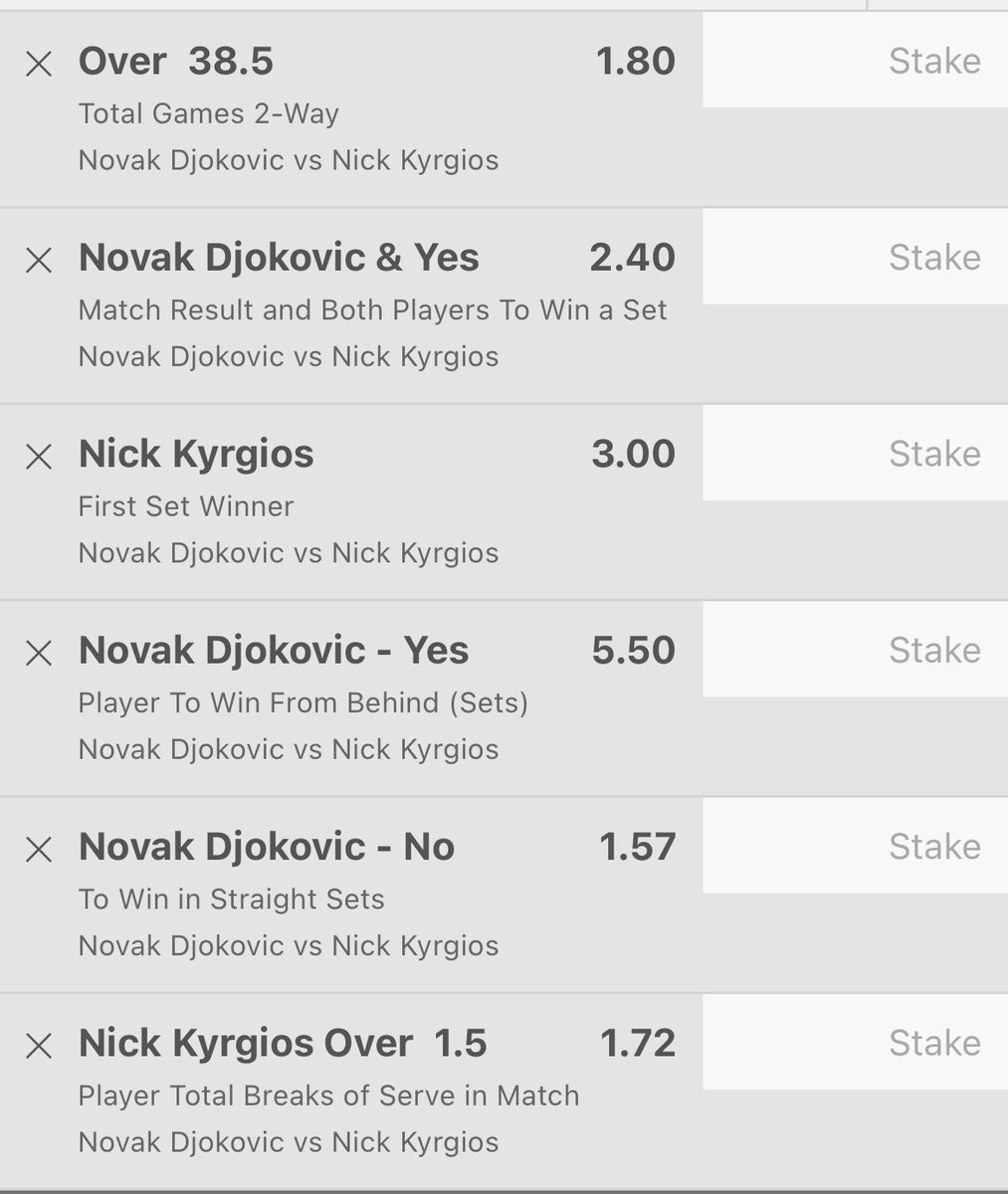 gsportinginvest's tweet photo. Some extra bets though… can see them all coming through! https://t.co/m2zWOfOJwO