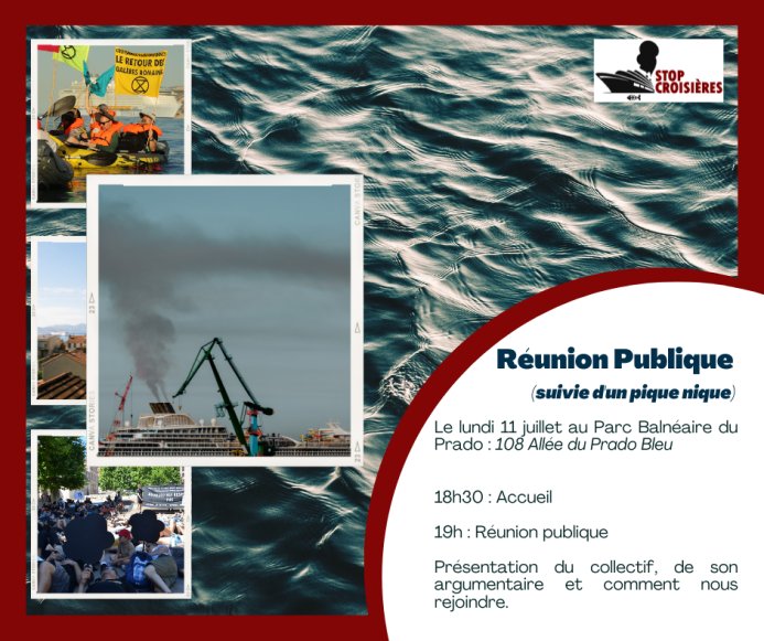 SCroisieres's tweet photo. 😀 C'est demain !
Vous êtes nombreux-ses à nous soutenir. Et parce qu'ensemble, on est plus fort-es, on se rencontre demain soir pour vous présenter le collectif et vous inviter à rejoindre le mouvement !
La réunion sera suivie d'un pique-nique en bord de mer ! 🥙🥖🧀🍏🍒🌊 https://t.co/tStk4Lexqh
