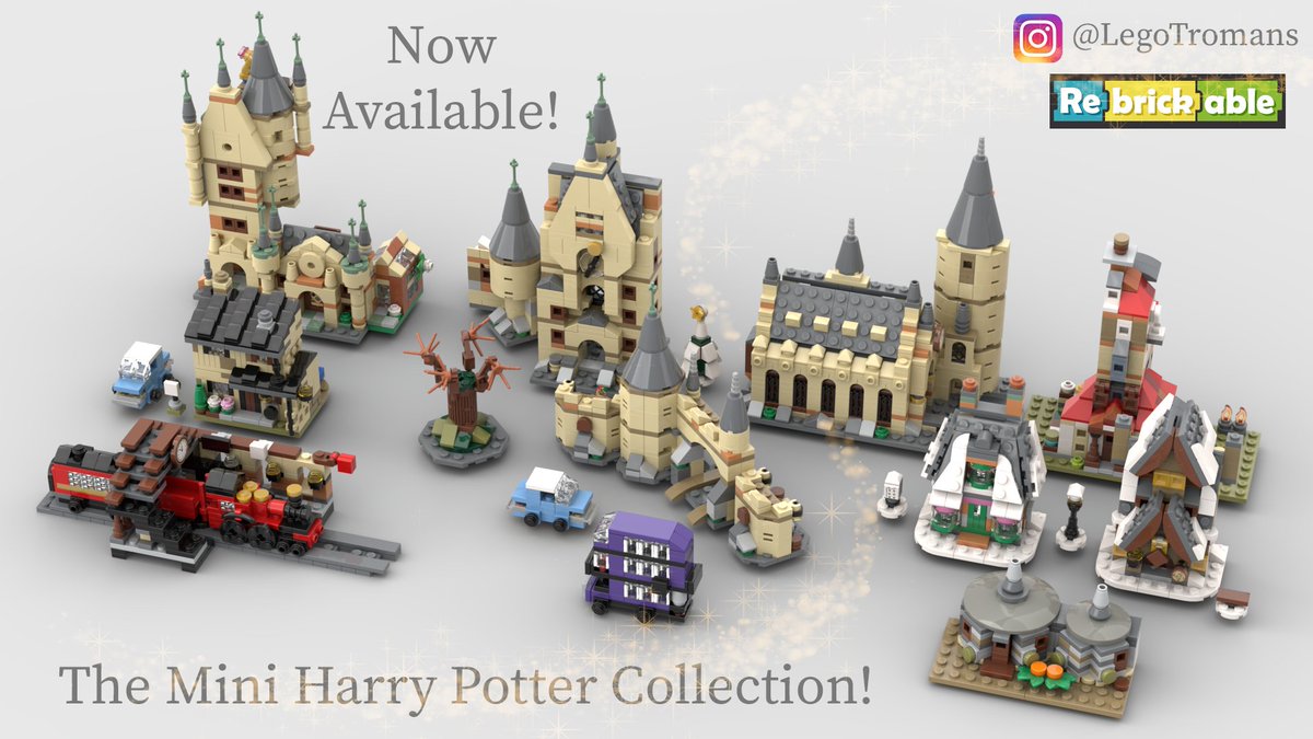 LegoTromans's tweet photo. And here's another mini collection I've recently designed!  The Mini Harry Potter Collection - the first 10 designs.  Now available on Rebrickable - https://t.co/lgeKaP2fDL https://t.co/PUhtUBl3rP
