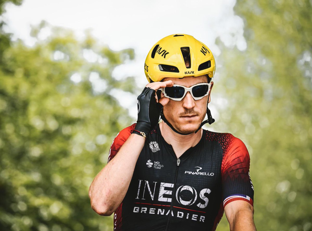 GeraintThomas86's tweet photo. Back to the mountains today. I’ll try channeling the @WelshRugbyUnion boys 💪💪 #TDF2022 https://t.co/CbivntE6nl