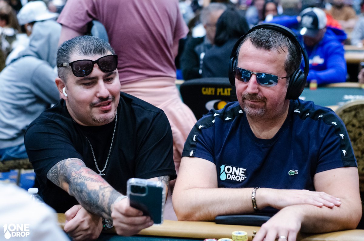 BTLPoker's tweet photo. "Seb, tu as vu nous sommes au DAY 2 du One More for One Drop ?" "Oh yeah !"

Sébastien Guidez est au DAY 2 du One More for One Drop et reviendra demain avec 68BB pour continuer le combat !

#BeyondTheLimit #wsop2022 #wsop #LasVegas https://t.co/QPPjAdbVvU