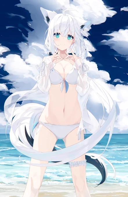 水着フブキさん #絵フブキ 