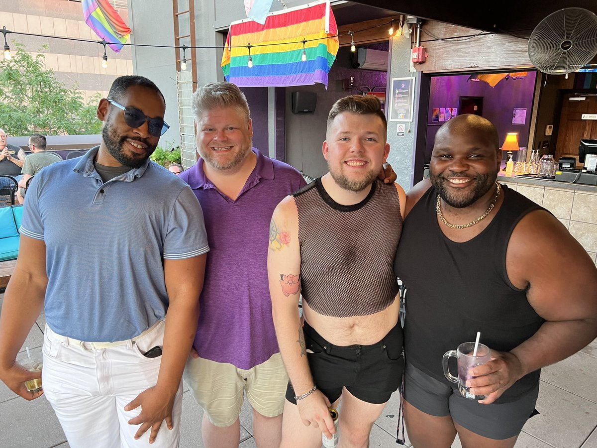 July happy hour was a huge success! As usual @thegardendsm and it’s staff was an amazing host. #dsmbear #gaybear #capitalbears