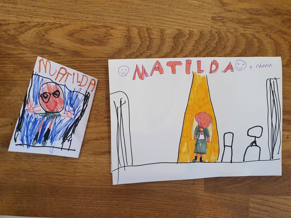 FHESPerformarts's tweet photo. @MelWhelgeog Yep same goes here! My daughter has even written a card to 'Matilda' congratulating her - she's a little bit obsessed! @FHESPerformarts https://t.co/Q2TWveEZkQ