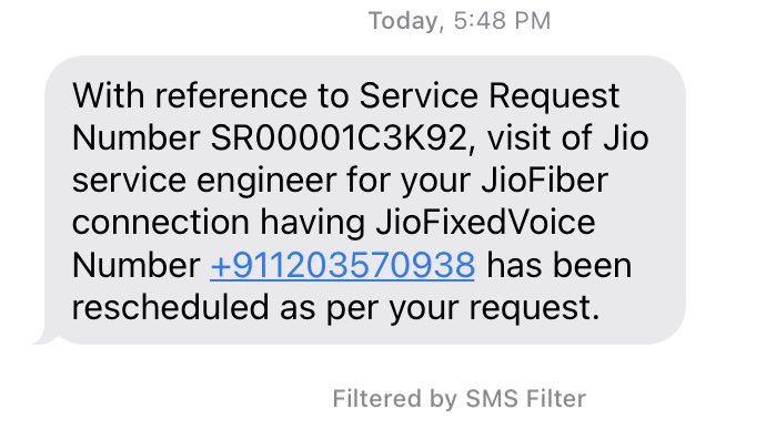 designatron_ux's tweet photo. @JioCare fucking retards, cancelling service requests on their own and writing as per my request. I don’t need your fucking service. https://t.co/xDb8pjcRTw