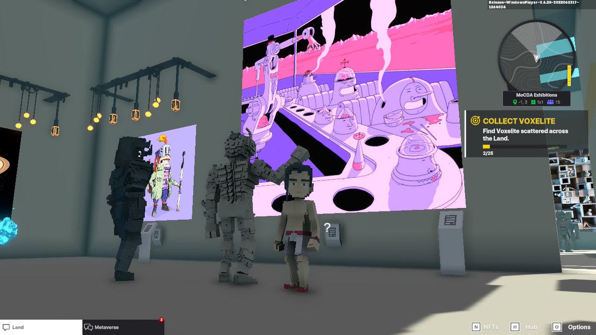 0Persiangulf's tweet photo. @TheSandboxGame @MOCDA_ I just participated in the #TheSandbox weekly contest for a chance to win 200 mSAND! Here is my favorite piece from the ‘Impossible Worlds’ exhibition, check out my screenshot below!
👇 https://t.co/qDyhvCwQy4