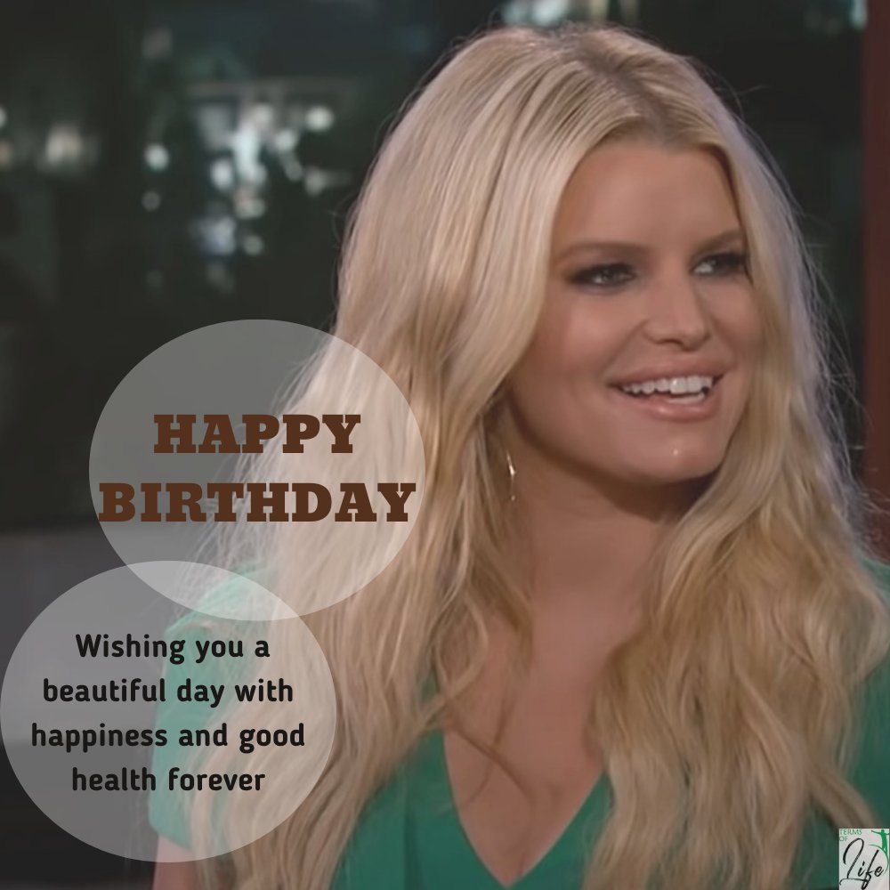 Happy Birthday Jessica Simpson      