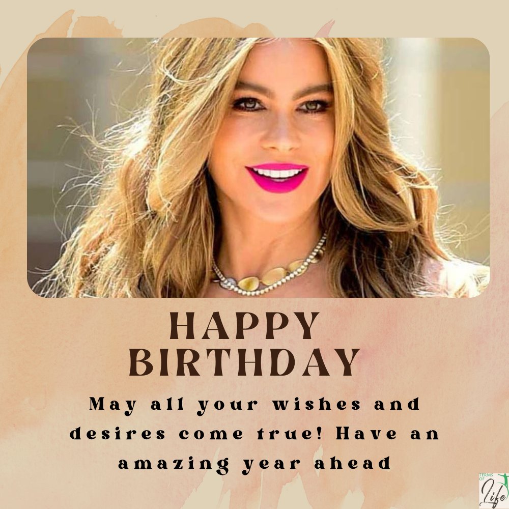 Happy Birthday Sofia Vergara       