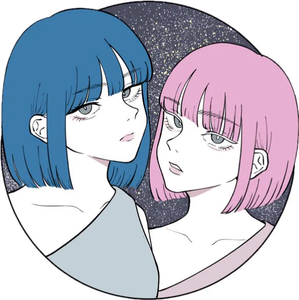 結構前に課題で描いた子たちだけど結構お気に入り 