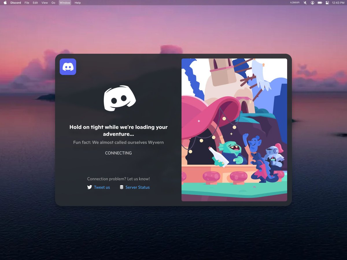 What if Discord had a splash screen upon startup?
Full thread here: reddit.com/r/discordapp/c…

#Discord