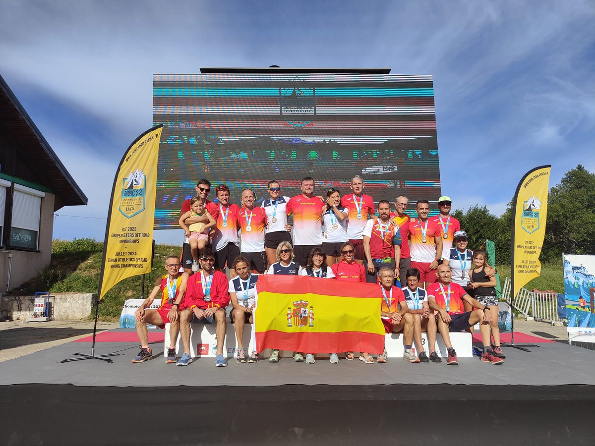 masteratletismo's tweet photo. CAMPEONATO DE EUROPA OFF ROAD (La Feclaz) 🇫🇷

11 medallas españolas en la prueba de Trail (40 km)

En total 1⃣8⃣ para la delegación 🇪🇸 

👏👏👏 https://t.co/zfPsMHbND3