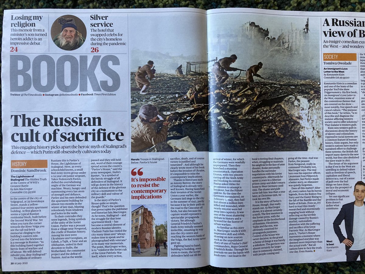 Iain_MacGregor1's tweet image. Excellent first review for my new book in #TheSundayTimes today by @dcsandbrook . Pleased does not do it justice! @LittleBrownUK @TheSohoAgencyUK @MrHenryLord 🍾 Out 28 July.
