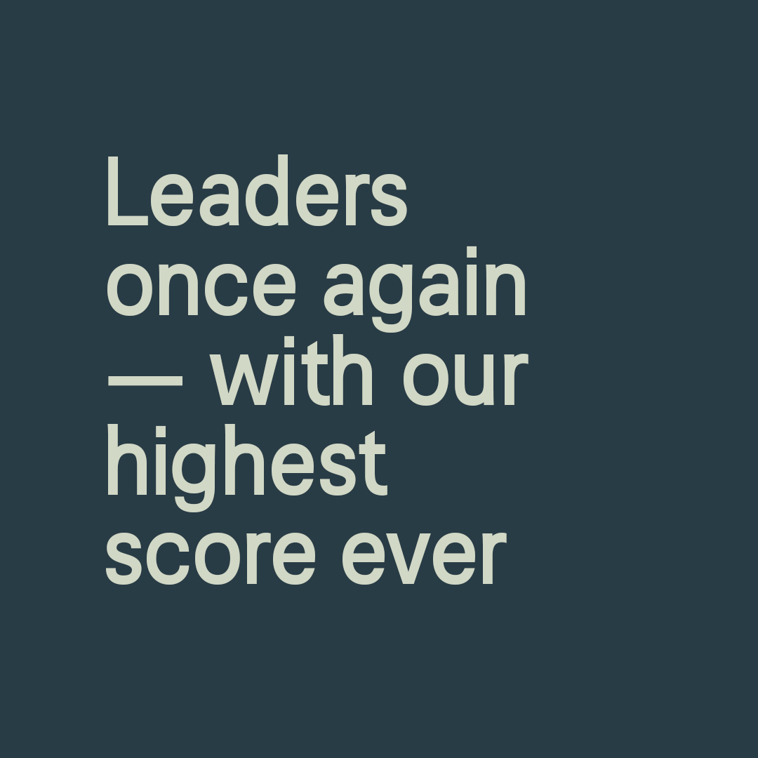 Leaders once again — with our highest score ever. Read more about how well we did in <a href="/fairwear_org/">Fair Wear Foundation</a> Brand Performance Check 2022: nj.to/2VR