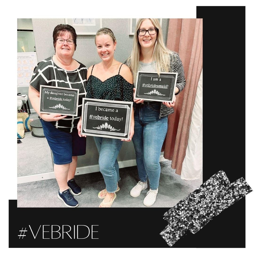 vebridal's tweet photo. LIZA BECAME A #VEBRIDE!
When a bride has an idea of what they want and you have that exact dress, you know it's all meant to be! 
With happy tears all round and a big yes to the PERFECT dress, we had a wonderful appointment with Liza last week! 
#weddingdressesuk #bridetobe https://t.co/Yg002eQAjr