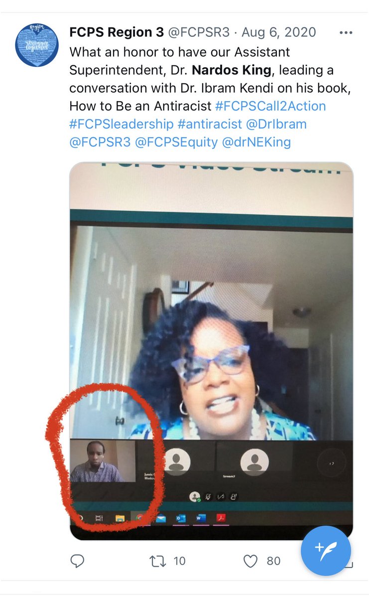 AgainstUnions's tweet photo. ⁦@fcpsnews⁩ DEI rep Nardos King doesn’t call it CRT.  She called it “anti-racism” then that got attention.  

Now she calls it SEL 

But she brought ⁦@DrIbram⁩ to our schools. https://t.co/5F62hXoZBv