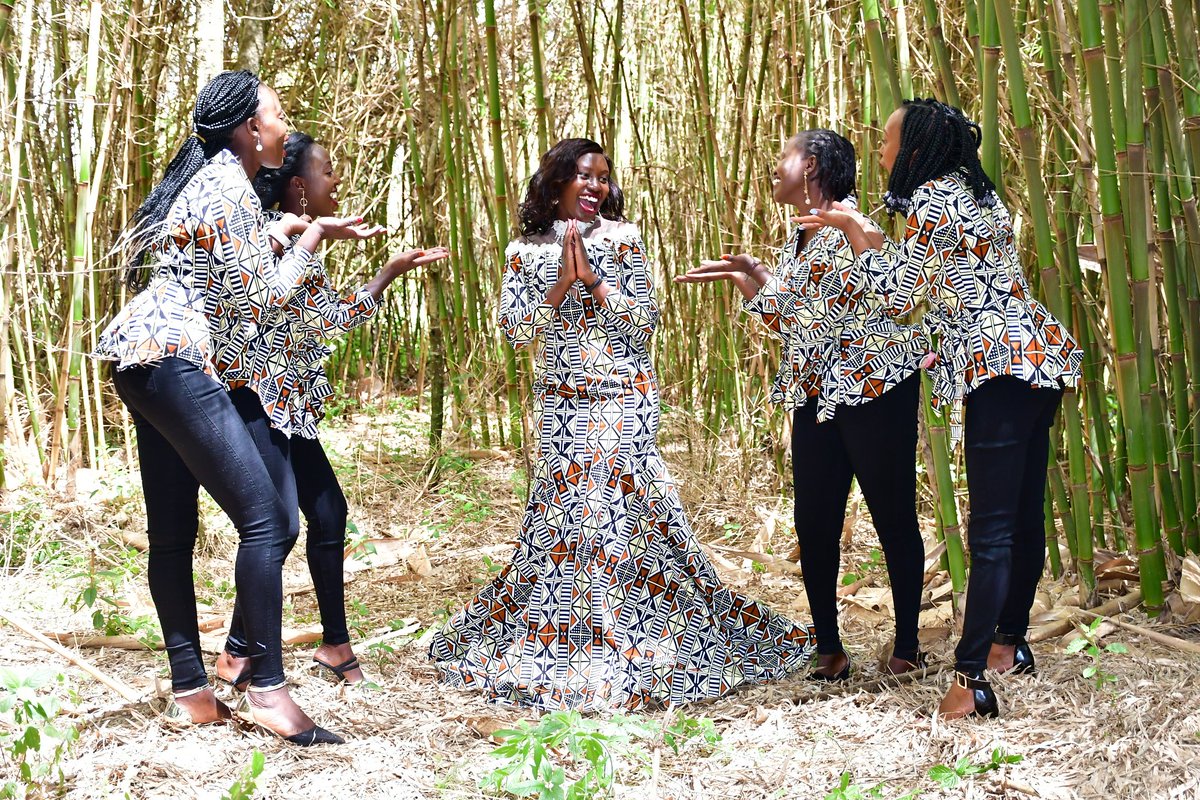 DSquareKe's tweet photo. In and out of the Bamboo forest, Judith and Kenneth vowed to be each other's partner. Congratulations and thank you for believing in our brand. #DressToBeAddressed https://t.co/xMVHDnUbj2