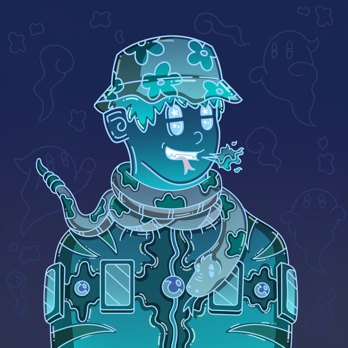 GravilessNFT's tweet image. Introducing the GraviGhost! 👻

While they look spooky, they came back from the dead to enjoy some candy! The only Gravi that cant be reproduced!