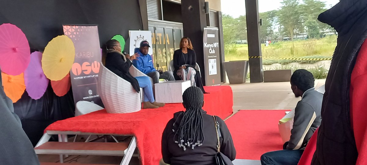 NSW_ke's tweet photo. Our Fireside chat is all about Business Ethics and Building Communities with Moderator - Zee Gitahi , Community Manager, @NairobiGarage / Panel: Innocent Magothe - @startinev, Confidence Staveley - @cybersafehq @julianikenya #TheKenyanInMe #nairobistartupweek https://t.co/Kqk8TKfbmP