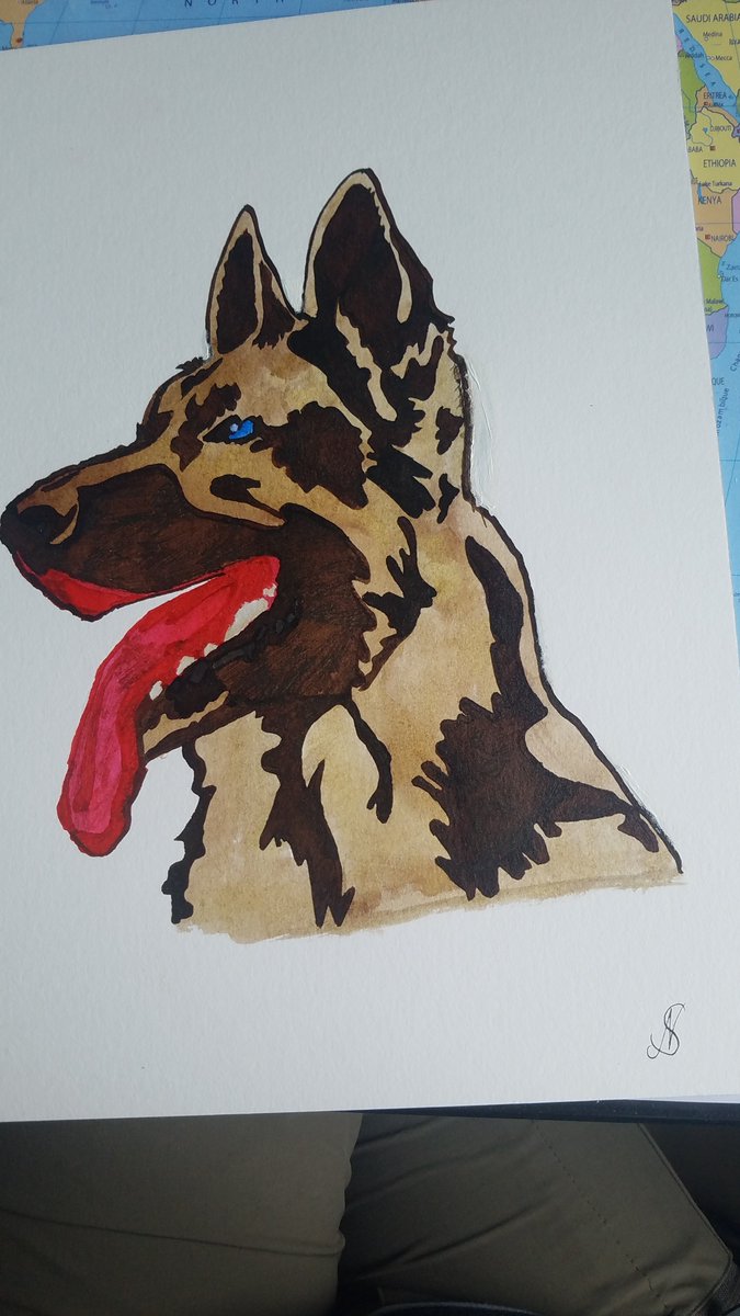 Habe mal wieder gemalt...