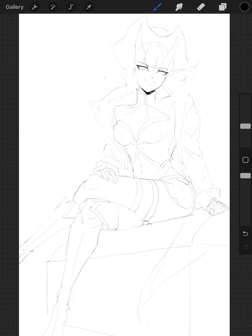 I draw so slow now 
