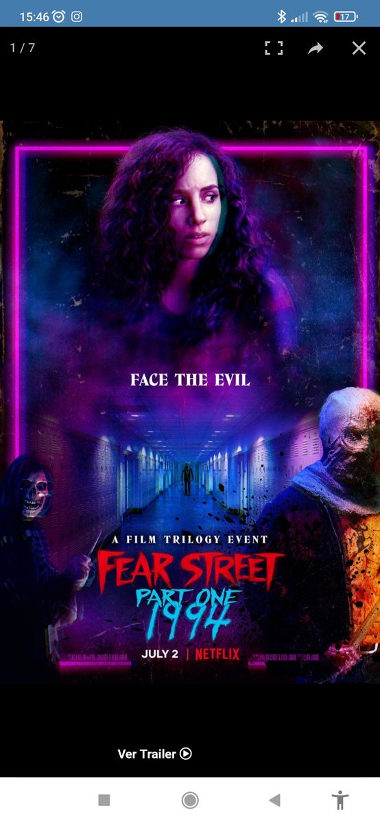 Herb_666yPiKO's tweet photo. #FearStreetPart1 primera de una serie de 3 pelis, que es algo así como mezclar la formula stranger Things, con cosas como Scream o se lo que hicisteis el último verano. Se queda en entretenida, sin más, aunque posiblemente vea la siguiente. Éxitos 90s por doquier en la BSO https://t.co/Mbdub4n1Ut