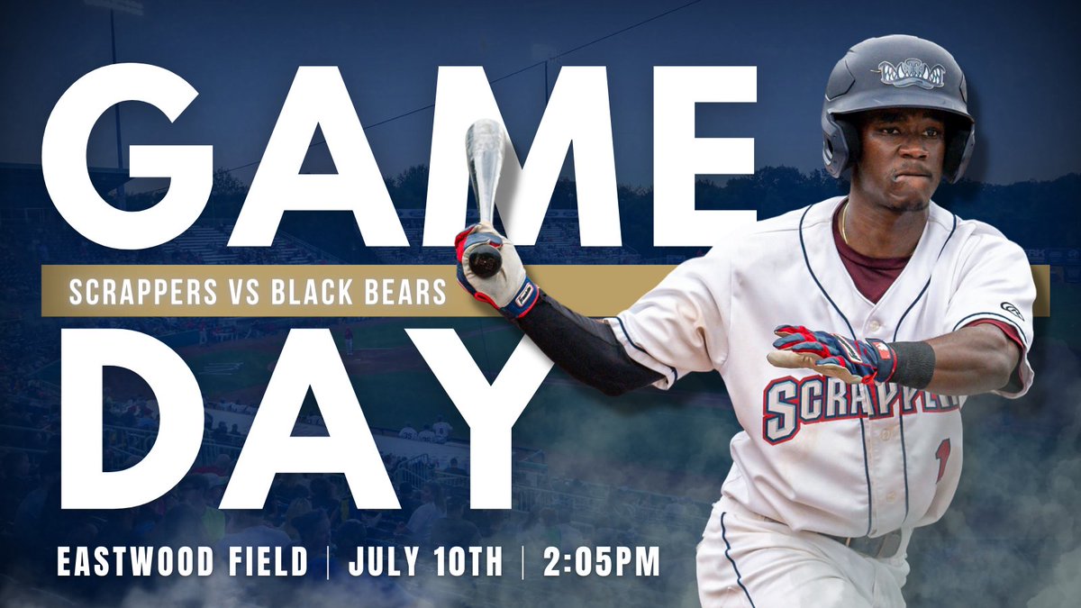 mvscrappers's tweet photo. IT'S SUNDAY FUNDAY!

vs. @WVBlackBears 

🕑: 2:05pm
📍: Eastwood Field 
📢: Every Sunday Matters, Kids Run The Show, Ohio Lottery Second Chance Sunday
📺: https://t.co/Z0SEuiw4Z8
📻: https://t.co/8BHmTPDFdX
🎟️: https://t.co/I2FAlqEzCR

#baseballwithbite | #mvscrappers https://t.co/Me0eVau8l9