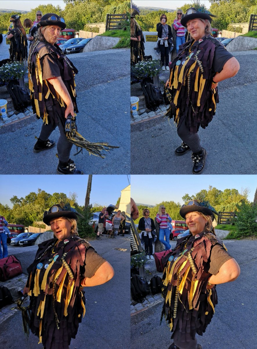 WreckersMorris's tweet photo. Here's Miss Tambourine again - any excuse to shake her thang!

#tambourine #morrismusic #percussion #music #morris #morrisdancers #pubouts #cornishmorris #bordermorris https://t.co/yfC2BJbctb