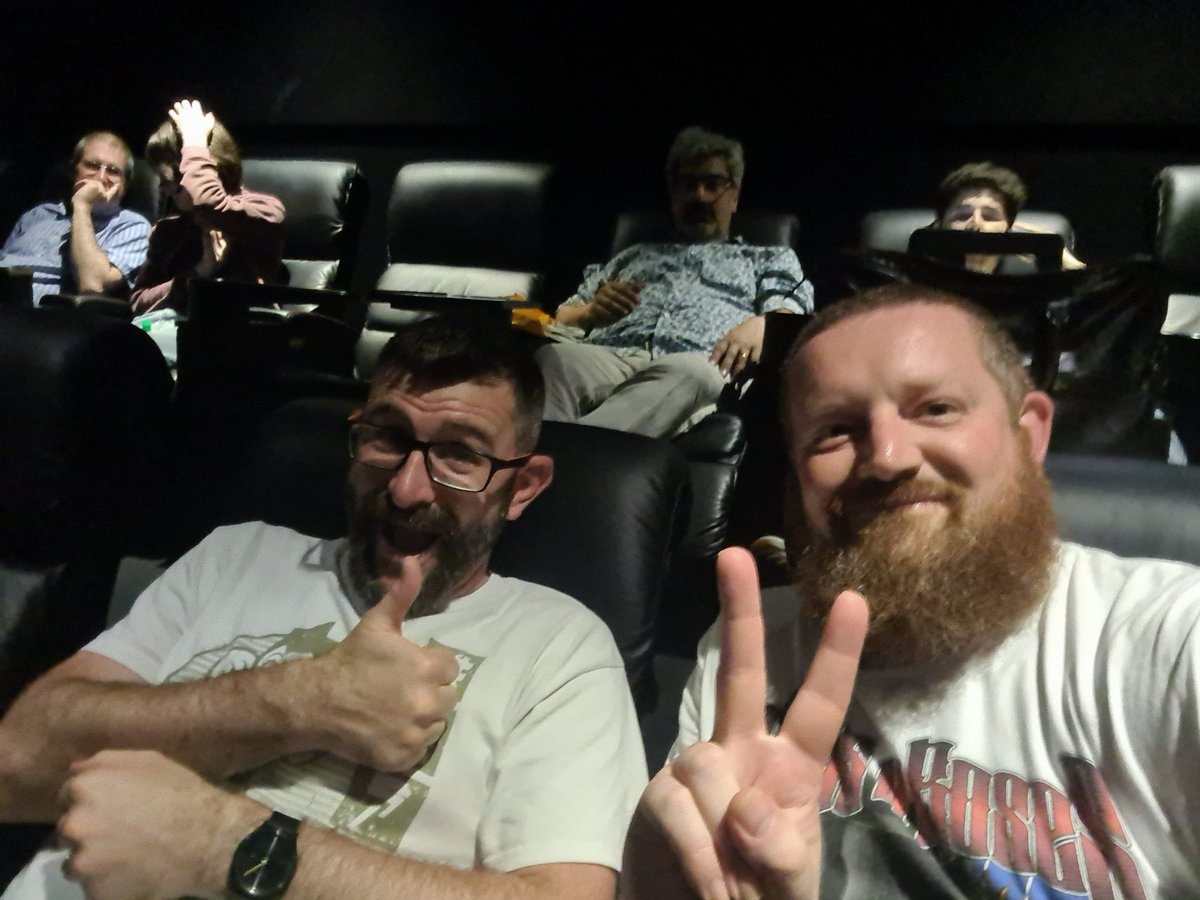 TheBigDaddyD1's tweet photo. At the cinema.  No points for guessing what we're watching. #MostExciting #DoctorWho #DoctorWhoDay https://t.co/vPZxAMgaj1