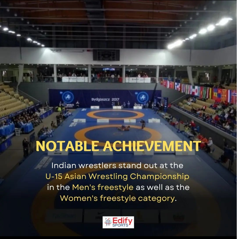 EdifySports's tweet photo. @EdifySports Indian boys won the U15 Asian Wrestling Championship Title in Bahrain after they secured 4 gold, 2 silver and 1 bronze medals.

Meanwhile, U15 Women Wrestlers won the Asia Title after wrapping up with 6 gold and 3 silver medals.

Congratulations boys and girls. 👏 https://t.co/BEMpao3cBh