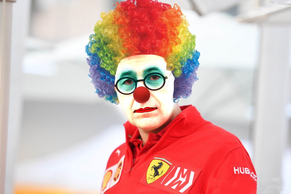 Potereaisith's tweet photo. Siete delle merde #FerrariOUT #BinottoOUT #AustrianGP https://t.co/AcOLTg81as