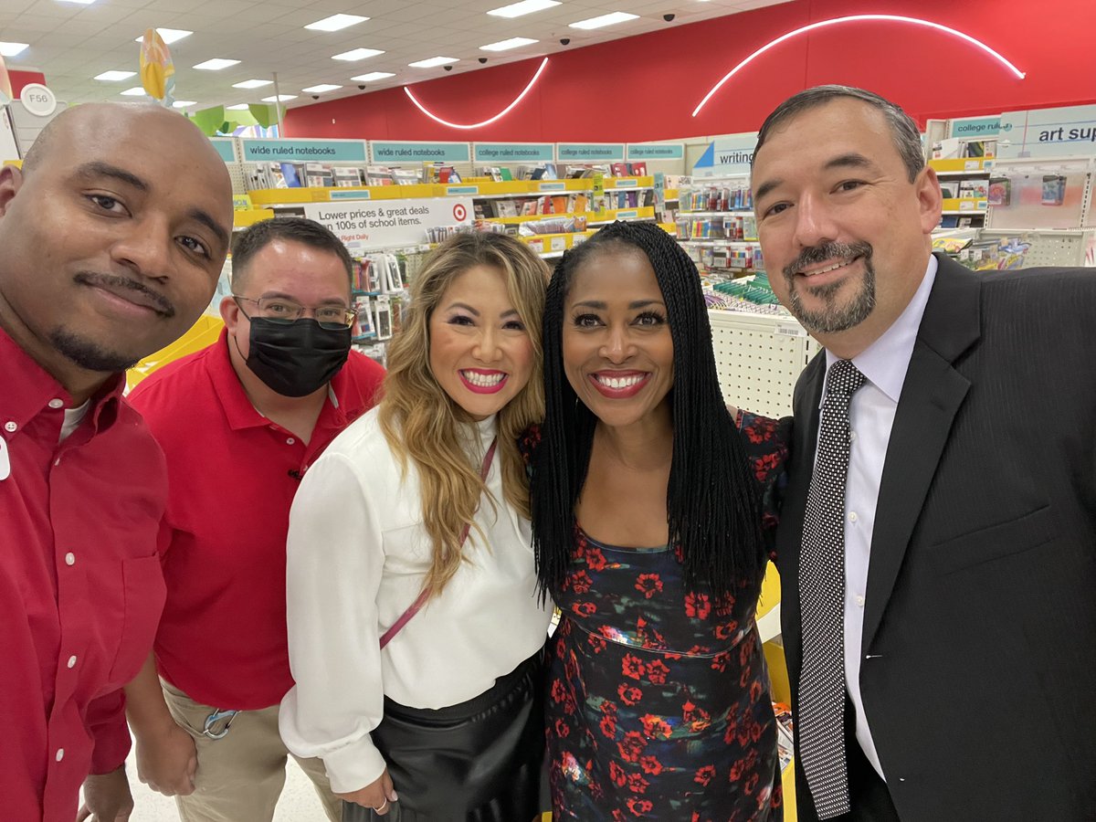 Loved spending time with <a href="/Target/">Target</a> team in #SanAntonio while also attending &amp; supporting  <a href="/WeAreUnidosUS/">UnidosUS</a>! #UnidosUS22 

Setting children and families up for success, including getting ready to head back to school, is important and inspiring!