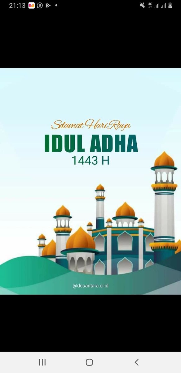 Yayasan Desantara mengucapkan selamat Hari Raya Idul Adha 1443 Hijriah