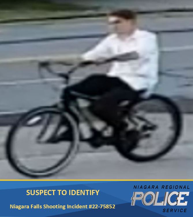 BREAKING | Police looking for man who shot woman in Niagara Falls last night with pistol-style pellet gun. Details: iheartradio.ca/610cktb/news/1…