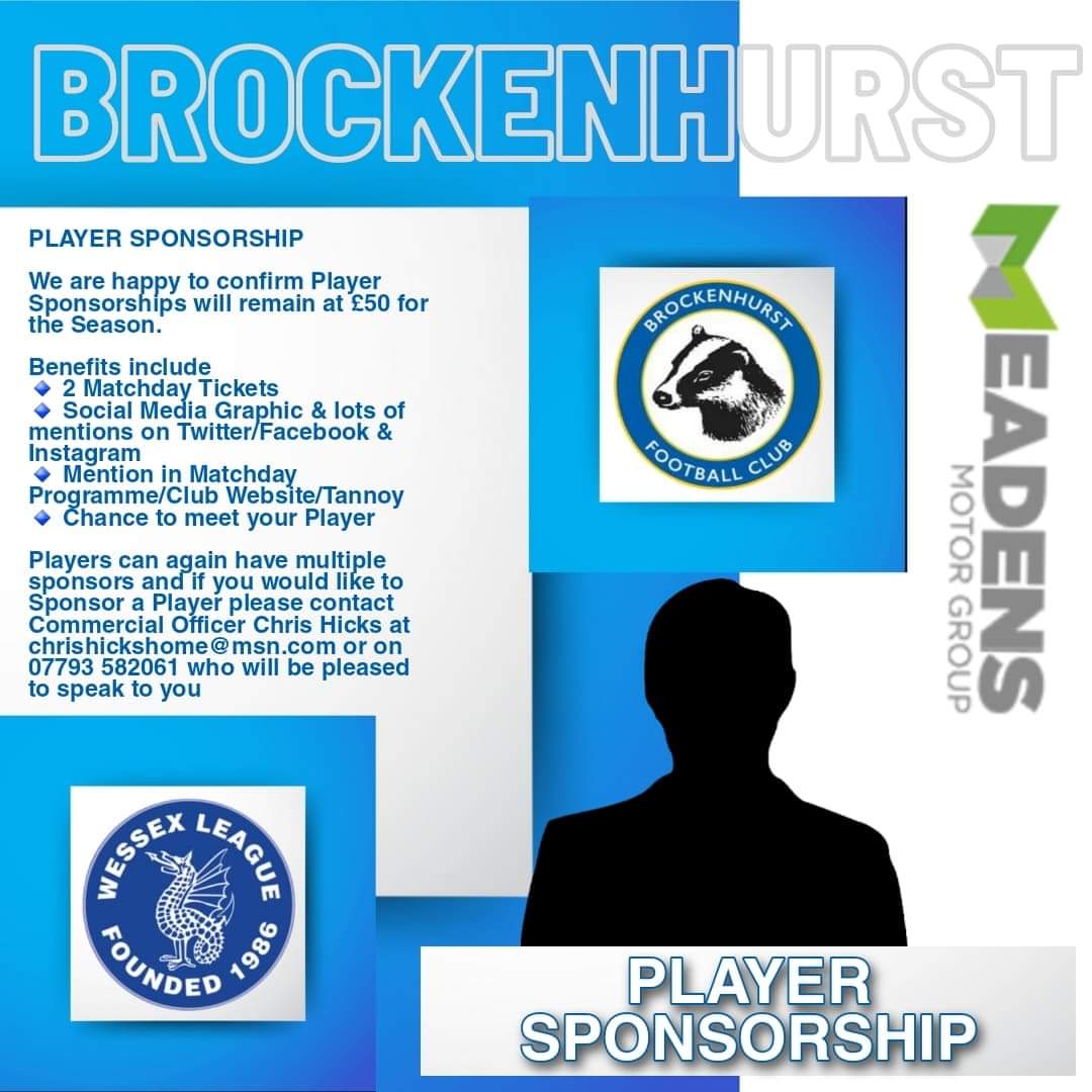 Brock_FC's tweet photo. PLAYER SPONSORSHIP

If you would like to Sponsor 1st Team Player @JamesShorey4 for the forthcoming Season, you can for the cost of £50

Sponsorship benefits are in the graphics below &amp; for further details, please email Chris Hicks at chrishickshome@msn.com or on 07793 582061 https://t.co/CP6xXQa1q6