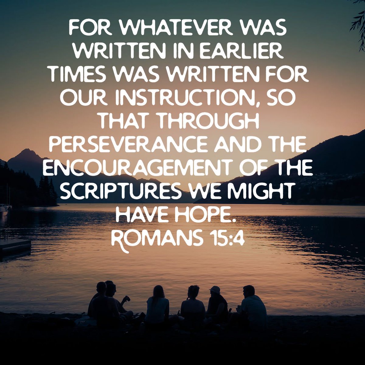 HSBC_Canton's tweet photo. This week's #MemoryVerse is: For whatever was written in earlier times was written for our instruction, so that through perseverance and the encouragement of the Scriptures we might have hope.
Romans 15:4 

https://t.co/Lz80sy8ruX https://t.co/we3Idr8RyY