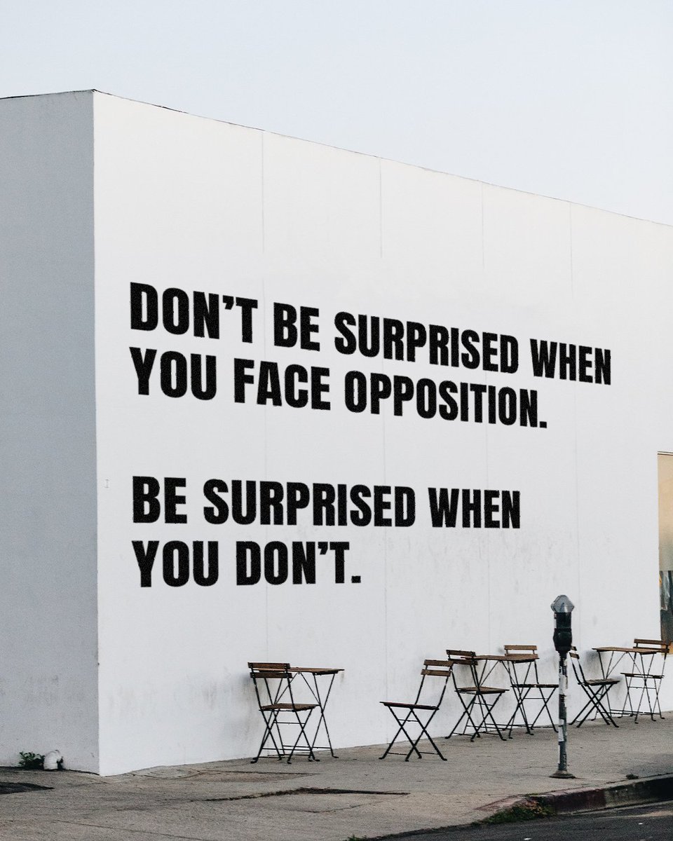 craiggroeschel's tweet photo. The moment you start doing God's will is the moment you often trigger opposition. https://t.co/enKMNrwtLT
