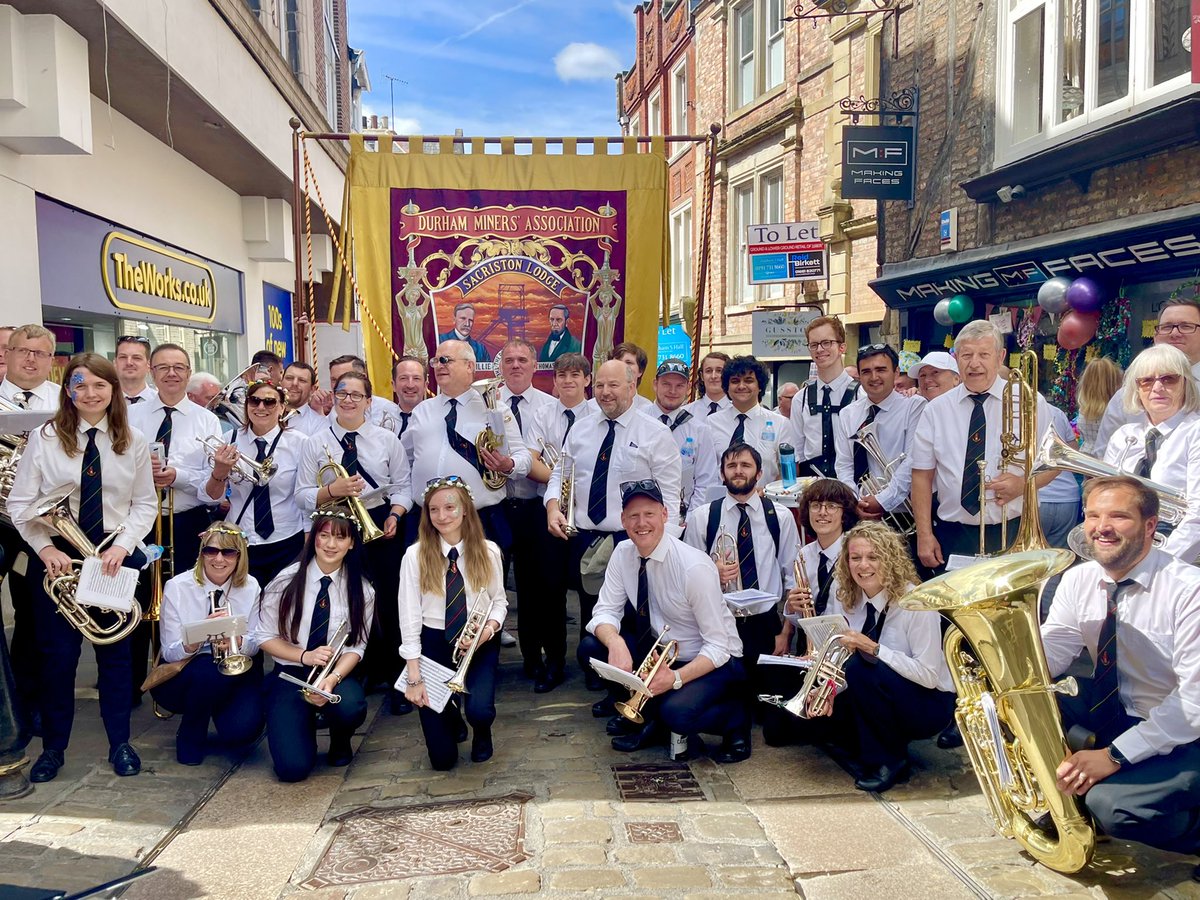 Hade_Edge_Band's tweet photo. 🎺☀️Durham Miners Gala 2022 https://t.co/0HzuhwJQsn