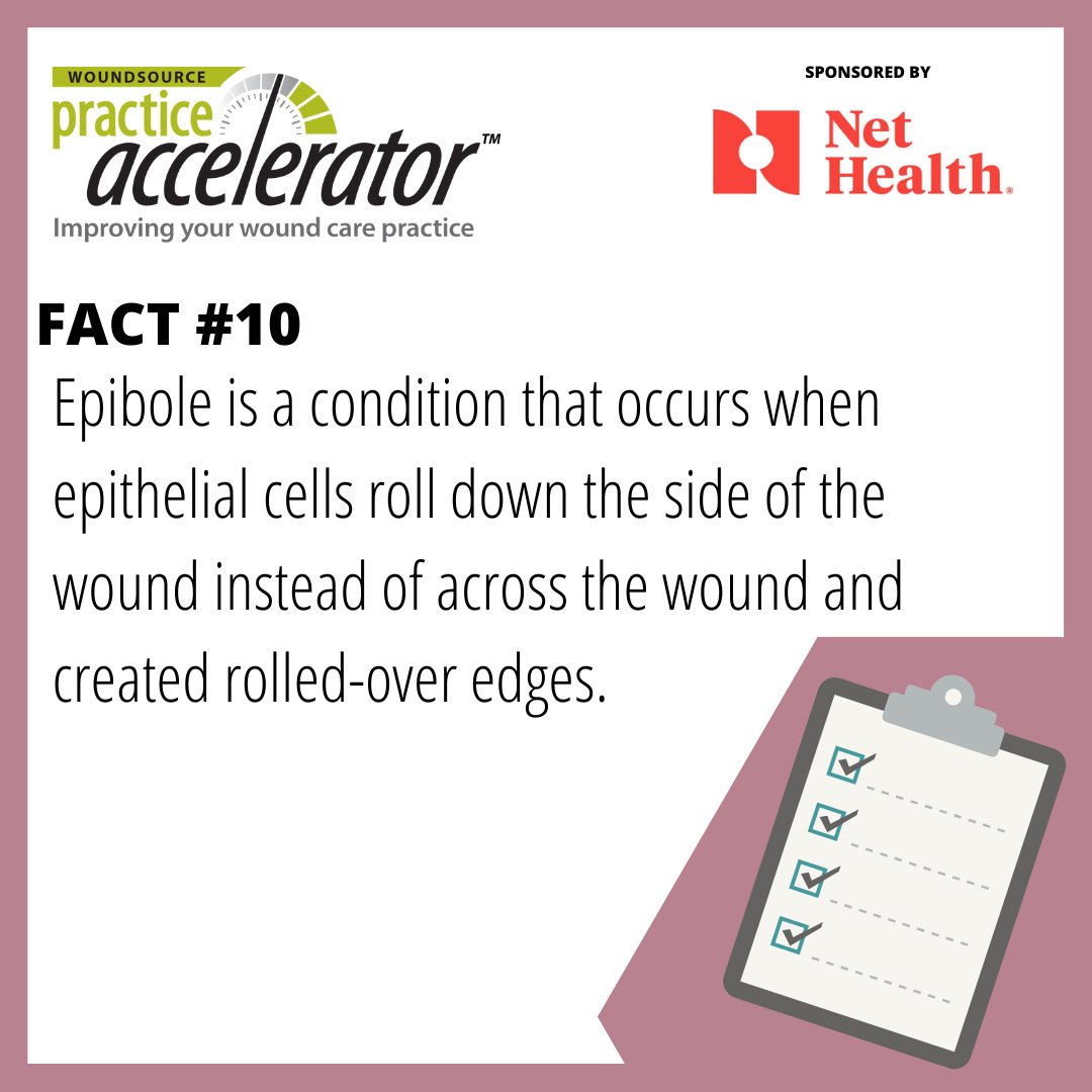 WoundSource on Twitter "FactADay Fact 10. Epibole is a condition