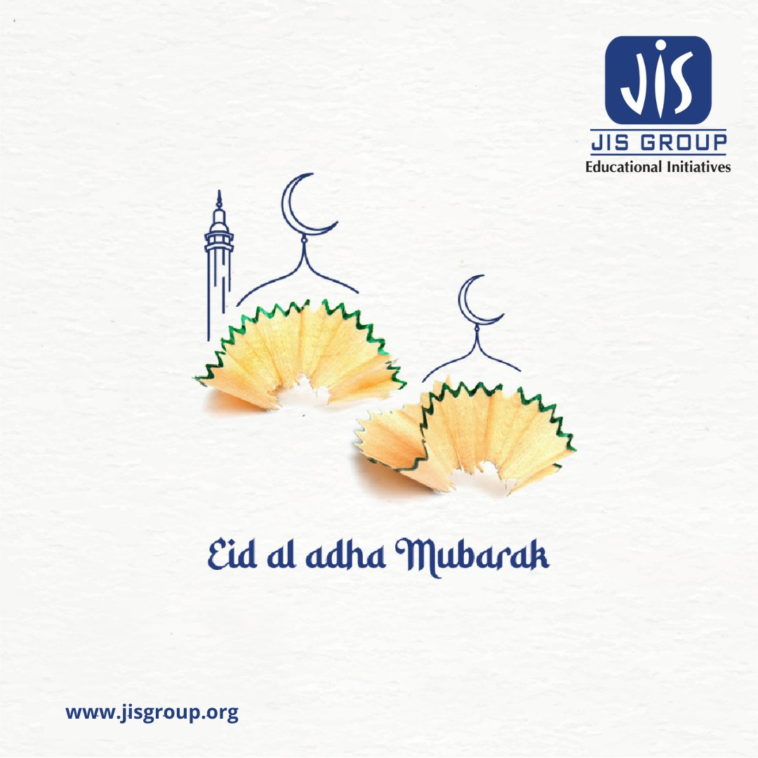jisgroupindia's tweet photo. #EidMubarak to All! May the auspicious occasion of #EidAlAdha  spread the spirit of togetherness, foster harmony, peace and happiness for all. 

#JIS #JISEducation #Sunday #SundayVibes https://t.co/CBO7f2n78U