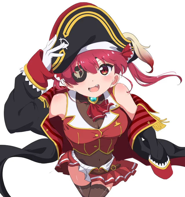 ご依頼いらすとの一部
できてきたできてきた🏴‍☠️
 #マリンのお宝   #イラスト 