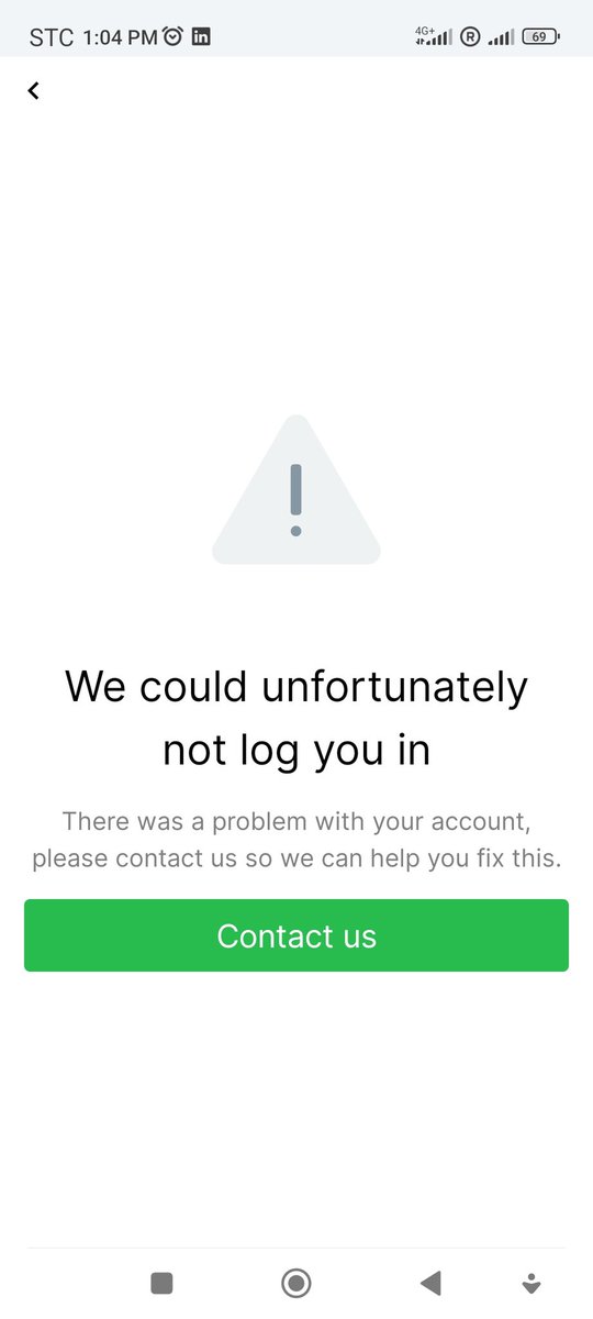 Diggerspace30's tweet photo. @careem This is the reply after i enter the verification code,Any help https://t.co/lnSAkMBeLd
