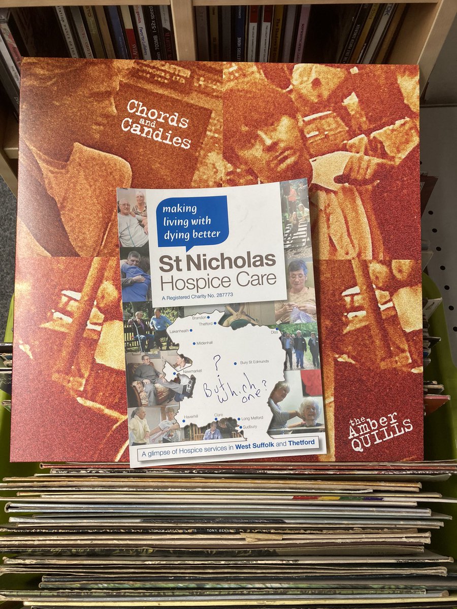 TheAmberQuills's tweet photo. Not so much a clue as to which charity shop this specially pressed hidden copy of Chords and Candies (1 of 82) is, more a narrowing down of possibilities. #TAQhiddencopy #80smusic @BBC6Music @BBCRadio2 https://t.co/AqIKfrOr2N