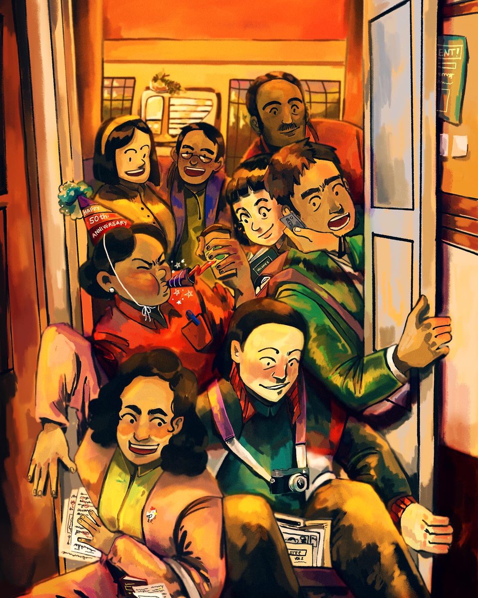 SBUthebarrister's tweet photo. This poem entitled "Under the Stairs," was submitted by an alumnus member of thebarrister. It is reminiscent of the days we spent together before the pandemic.

Words by Aaron S. Gemora 
Graphics by Sofia G. Valera and Gilda Flores

#RedInk2022 #Fragments2022 https://t.co/iJ2FbJMENo