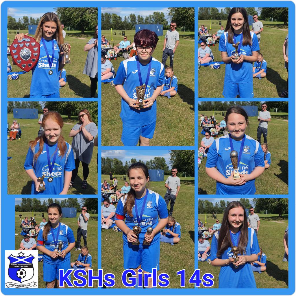 KSHsGirlsFC's tweet photo. Congratulations to all of the Girls for the getting their trophies , the smiles say it all ,Well done to all of the Girls, all of you are winners 🏆 
Sophie, Emily , Ashleigh, Chloe, Aimee, Kalah &amp; Olivia
💙⚽️👇⚽️👇⚽️ https://t.co/uH3FJWcw0G