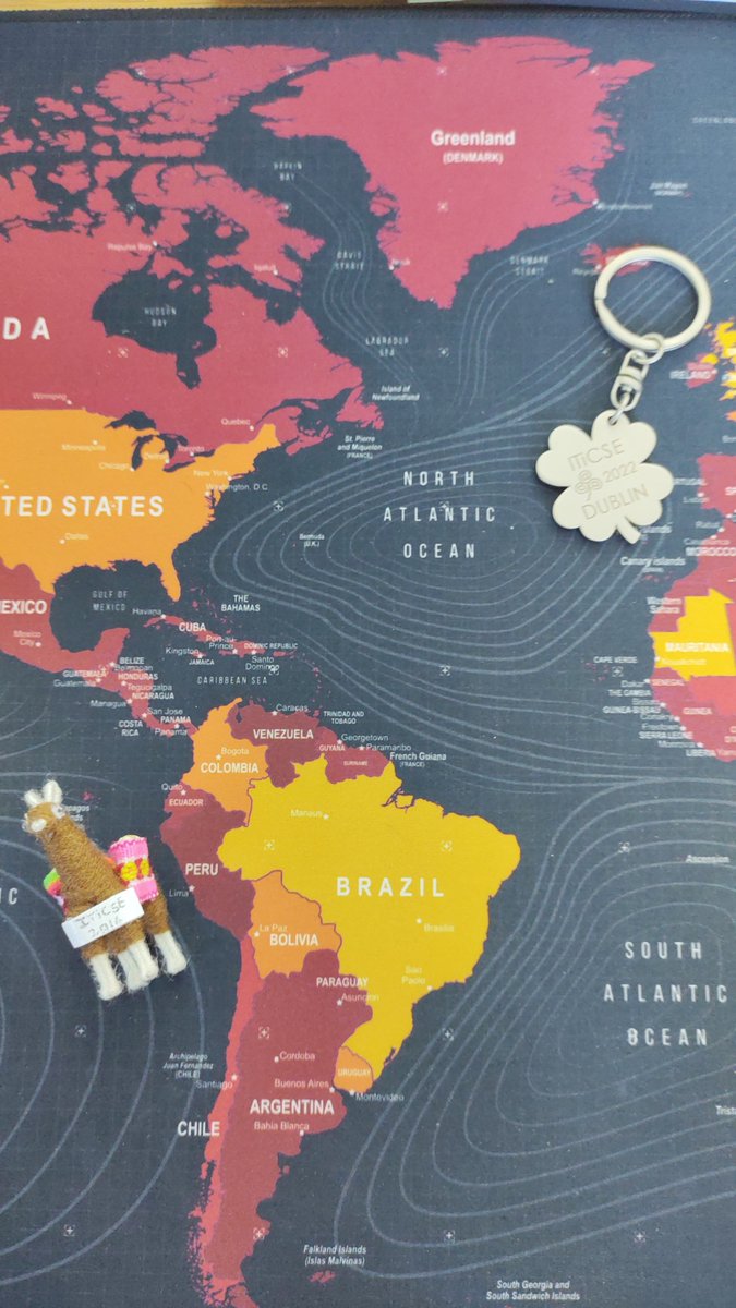 ITiCSE 2016 and #ITiCSE2022 keychains☘️ <a href="/ASigcse/">ACM SIGCSE</a> <a href="/KQuille/">Keith Quille</a>