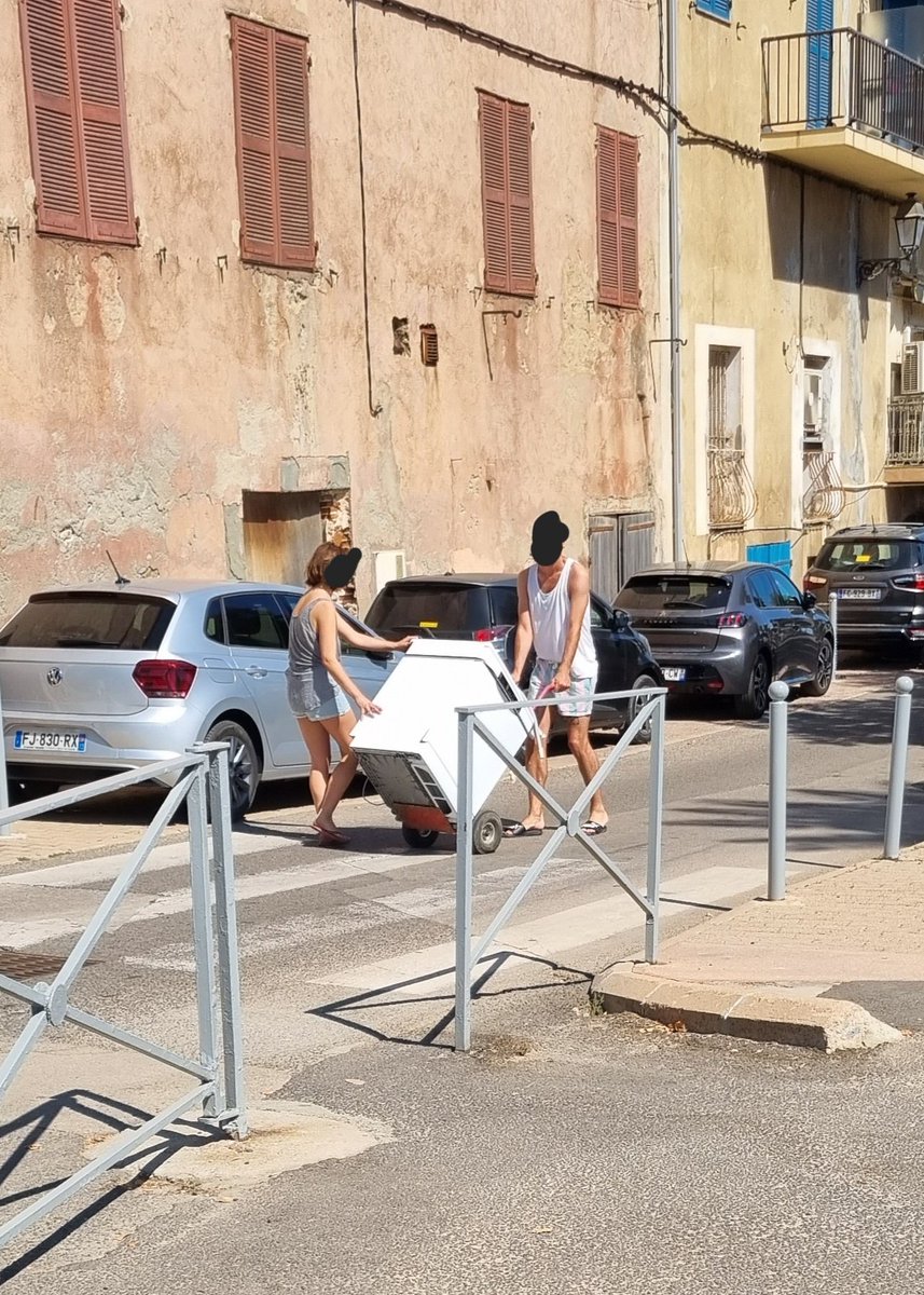 lisulanu's tweet image. Quand on vous dit que ce sont les touristes qui viennent jeter leurs vieux frigos dans le maquis !!!!