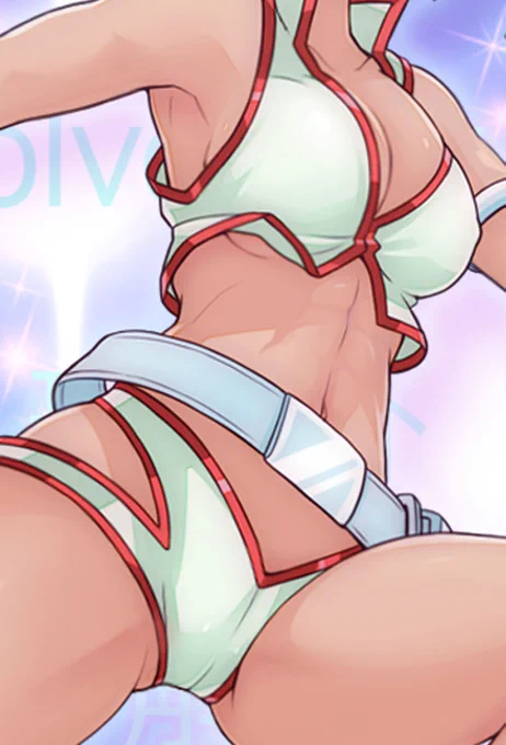 ユリはムチムチ健康美💗
ケイはムキムキ健康美💪
良いアニメでした。 