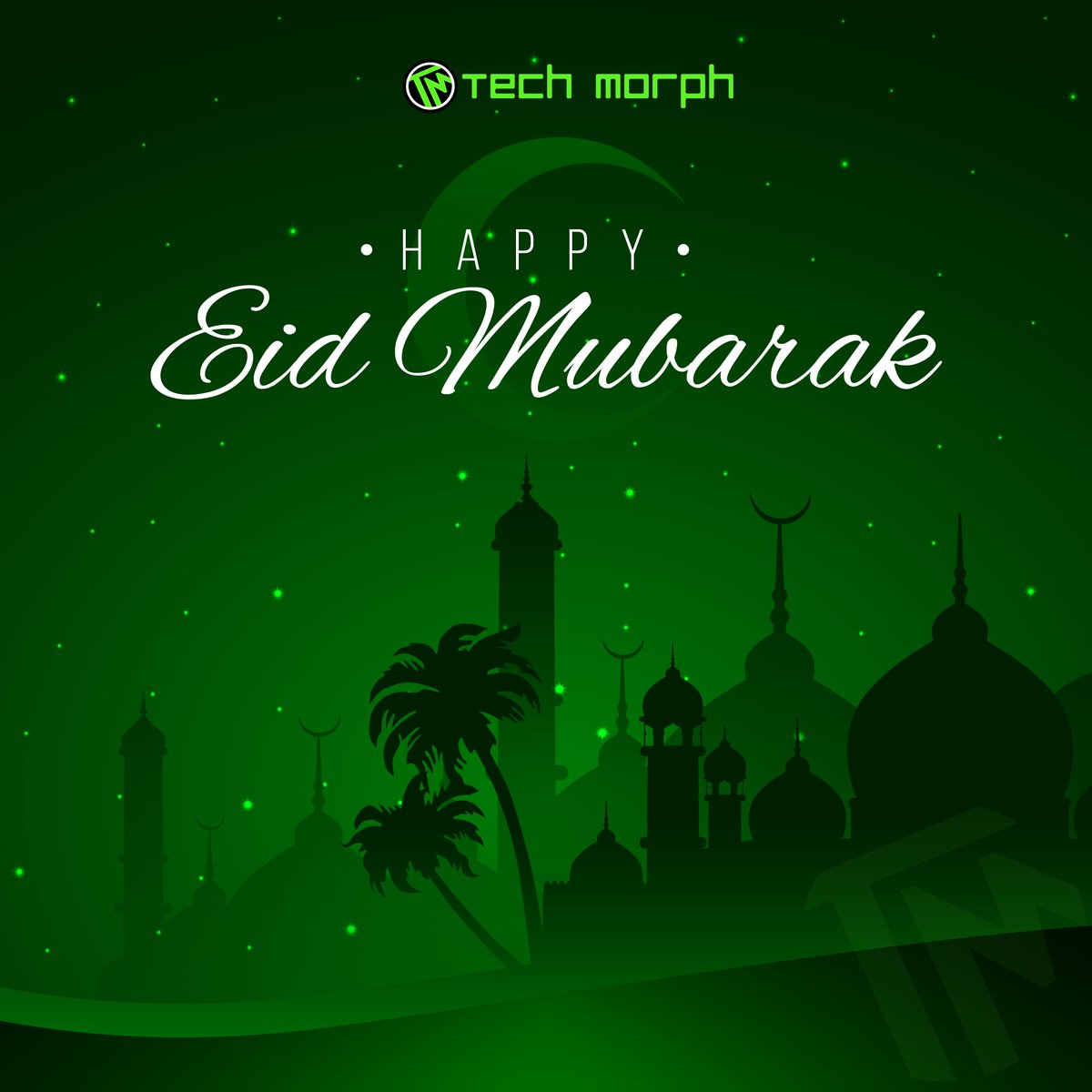 tech_morph's tweet photo. Wishing you and your loved ones a blessed Eid! Eid Mubarak! 🌙💚 

#eidmubarak #techmorph https://t.co/JayPWwbru0