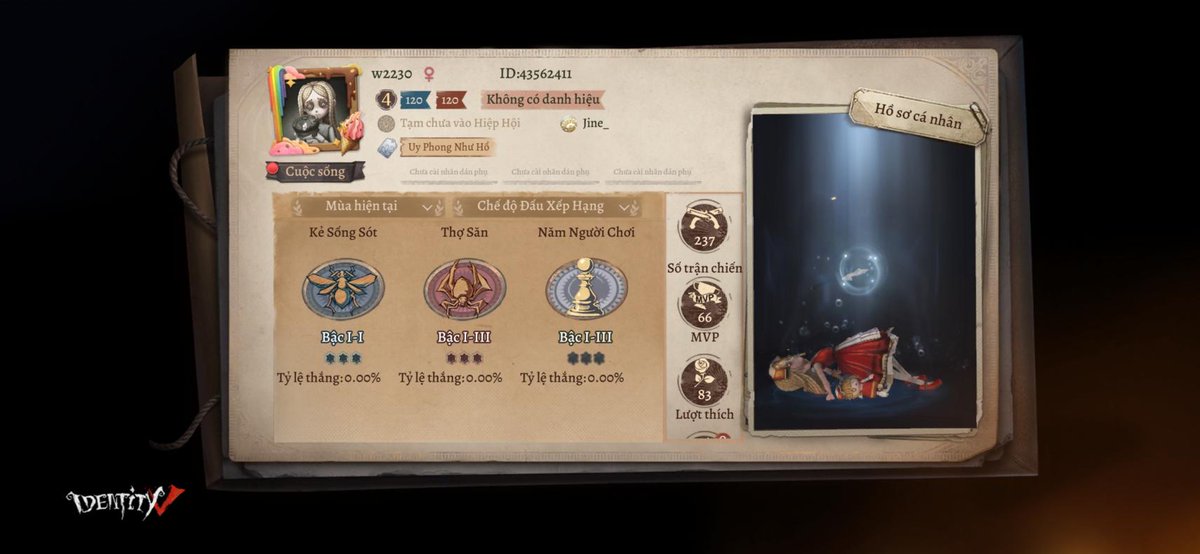 Tôi đang chơi Identity V. Bạn nghĩ đó là game ư?